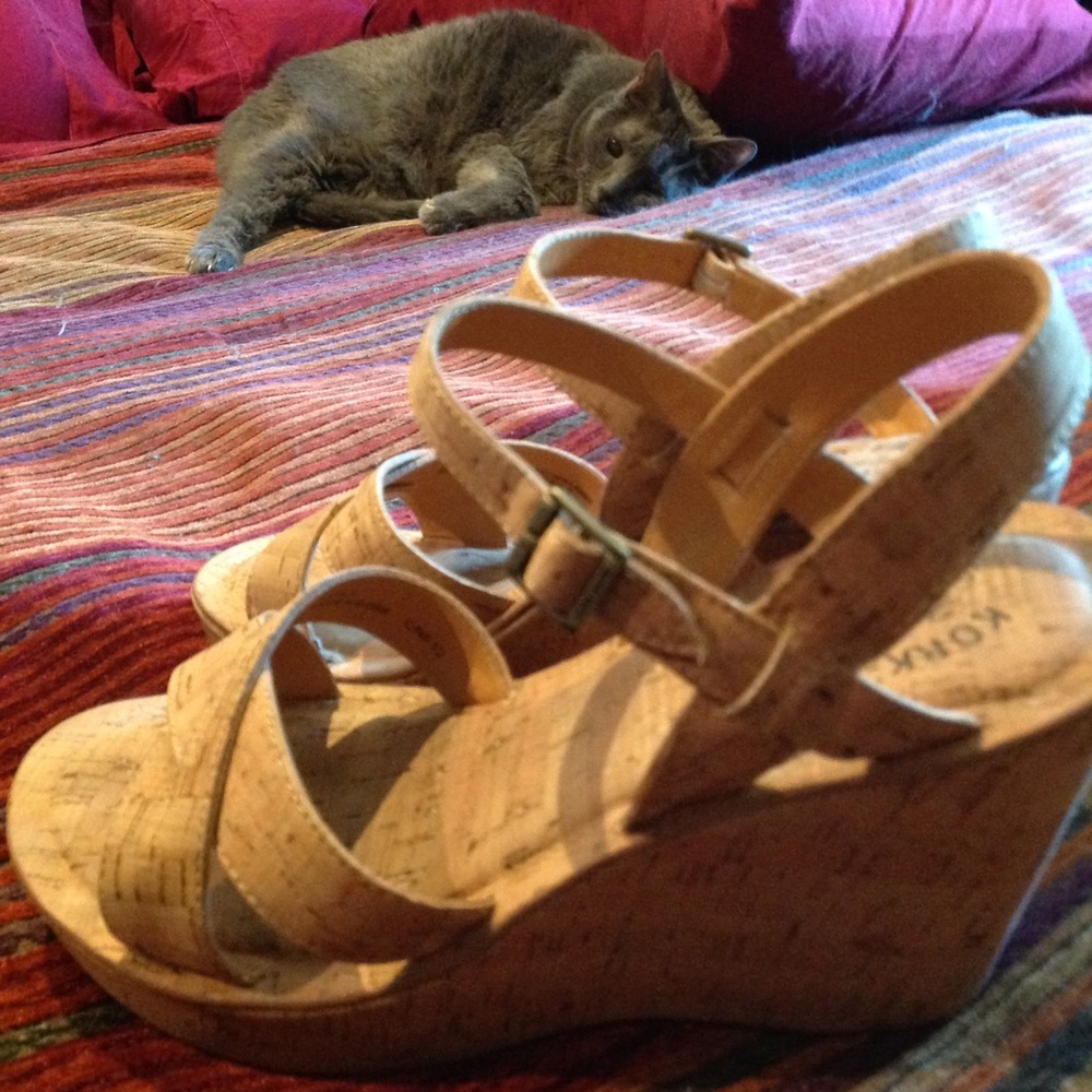 Kork-Ease Ava tall wedge sandal